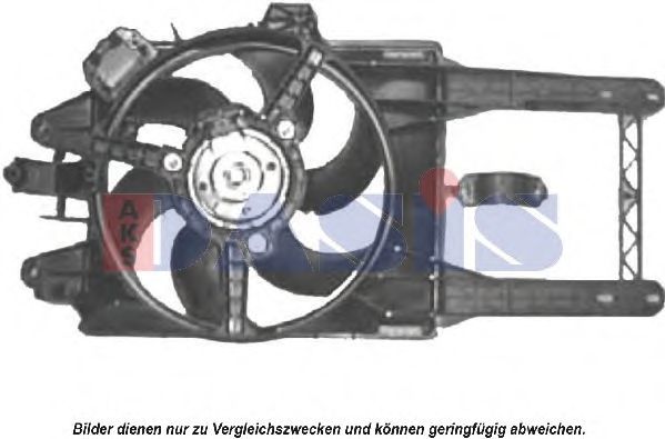 Вентилятор, охлаждение двигателя AKS DASIS FT7529