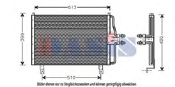 Конденсатор, кондиционер AKS DASIS 092019N