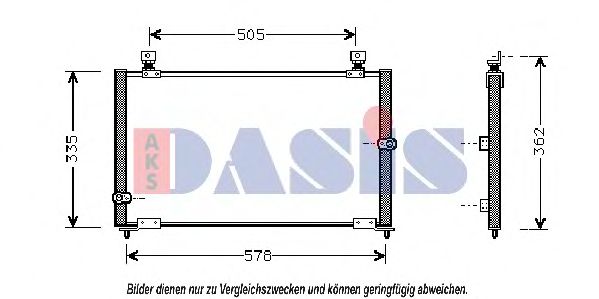 Конденсатор, кондиционер AKS DASIS 102000N