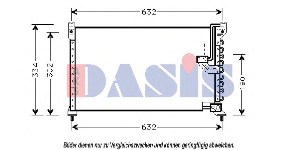 Конденсатор, кондиционер AKS DASIS 102030N