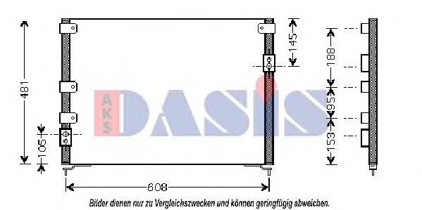 Конденсатор, кондиционер AKS DASIS 112010N