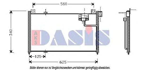 Конденсатор, кондиционер AKS DASIS 112310N