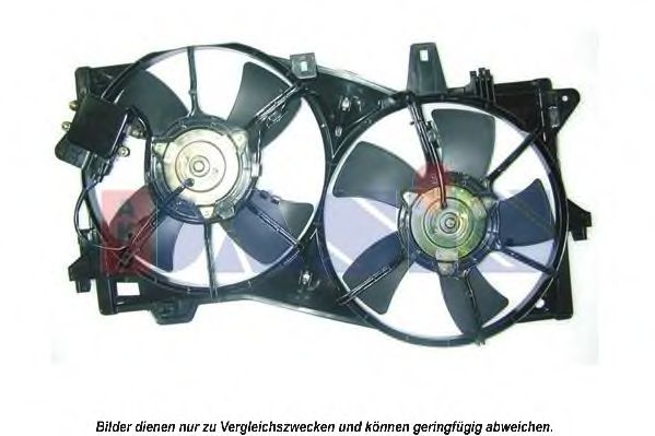 Вентилятор, охлаждение двигателя AKS DASIS 118060N