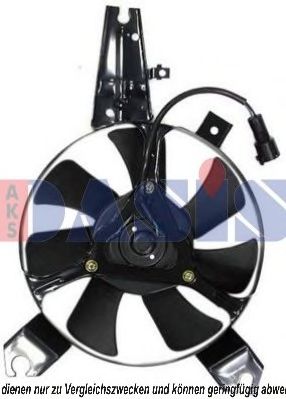 Вентилятор, конденсатор кондиционера AKS DASIS 118079N