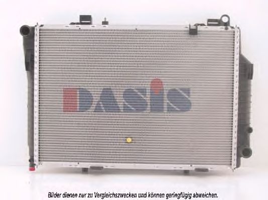 Радиатор, охлаждение двигателя AKS DASIS MS2203