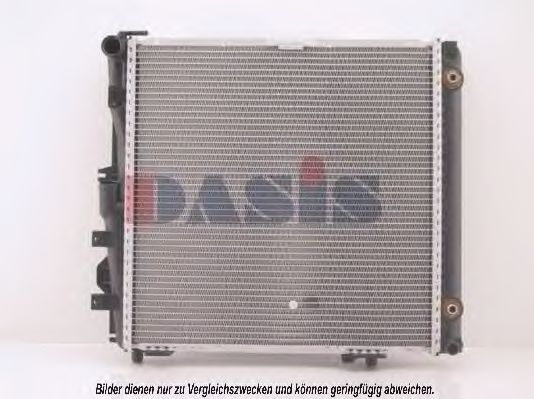 Радиатор, охлаждение двигателя AKS DASIS MSA2086