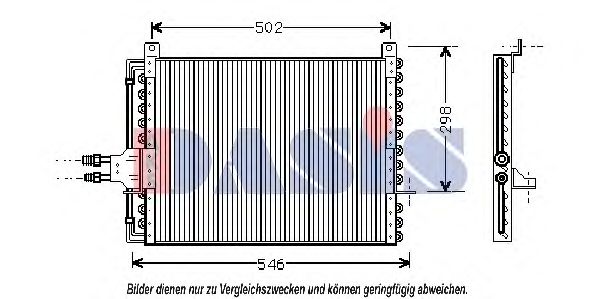 Конденсатор, кондиционер AKS DASIS 121840N
