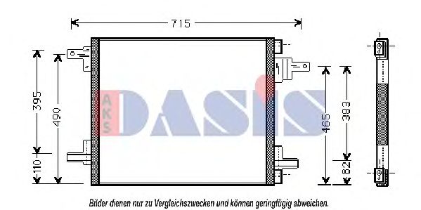 Конденсатор, кондиционер AKS DASIS 122004N