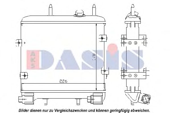 масляный радиатор, двигательное масло AKS DASIS MS3534