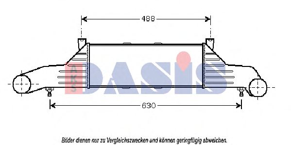 Интеркулер AKS DASIS 127050N