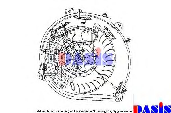 Вентилятор салона AKS DASIS 0380391