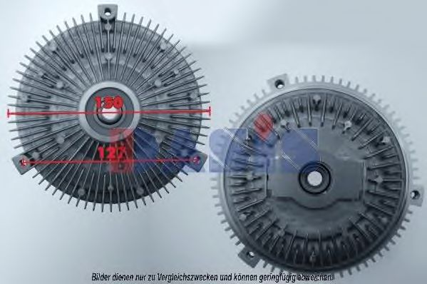 Сцепление, вентилятор радиатора AKS DASIS PF1203