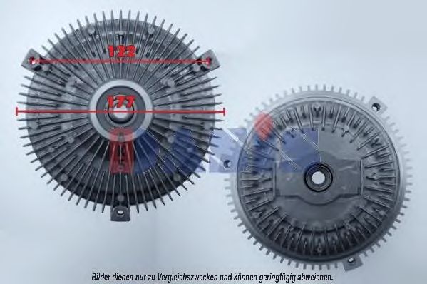 Сцепление, вентилятор радиатора AKS DASIS MSC499