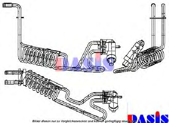 Теплообменник, отопление салона AKS DASIS 0393101