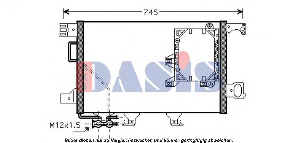 Конденсатор, кондиционер AKS DASIS 132008N