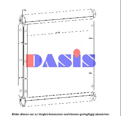 масляный радиатор, двигательное масло AKS DASIS 136004N
