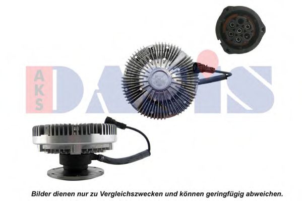 Сцепление, вентилятор радиатора AKS DASIS 138062N