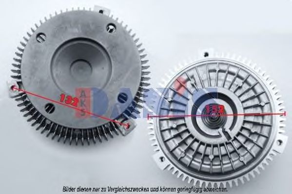 Сцепление, вентилятор радиатора AKS DASIS MSC423