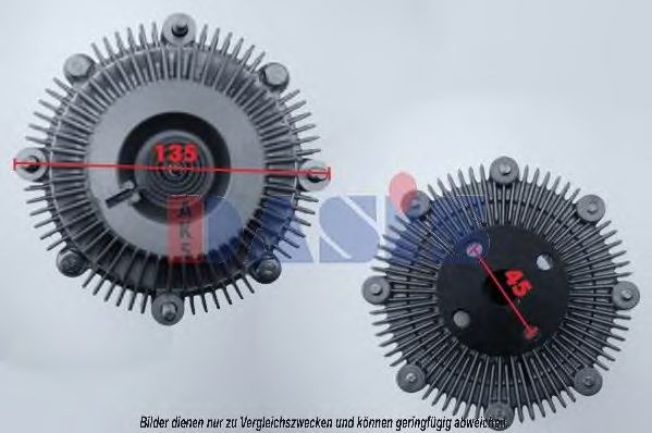 Сцепление, вентилятор радиатора AKS DASIS 148050N