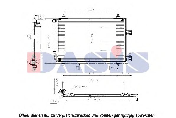 Конденсатор, кондиционер AKS DASIS 162008N