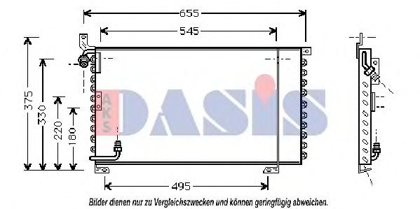Конденсатор, кондиционер AKS DASIS 172001N