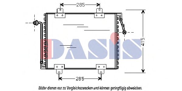 Конденсатор, кондиционер AKS DASIS 182030N