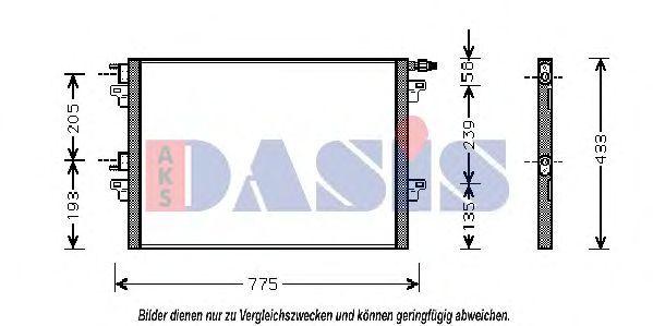 Конденсатор, кондиционер AKS DASIS 182400N