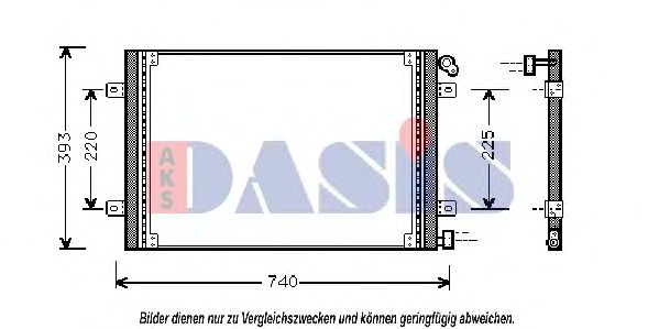 Конденсатор, кондиционер AKS DASIS 182430N