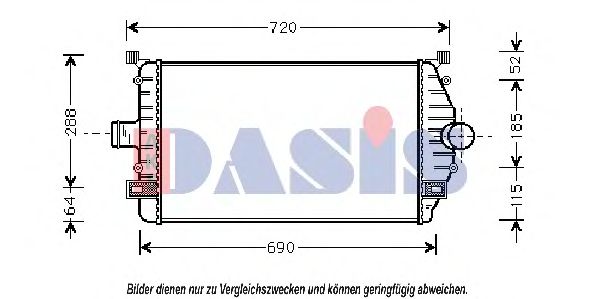 Интеркулер AKS DASIS 187180N