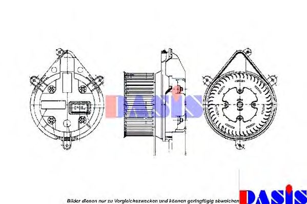 Вентилятор салона AKS DASIS 188480N