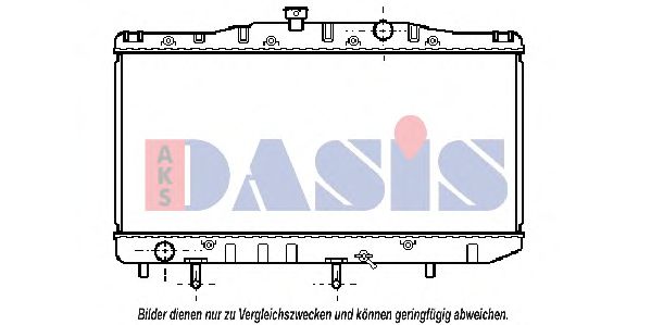 Радиатор, охлаждение двигателя AKS DASIS 210360N