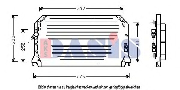 Конденсатор, кондиционер AKS DASIS 212013N