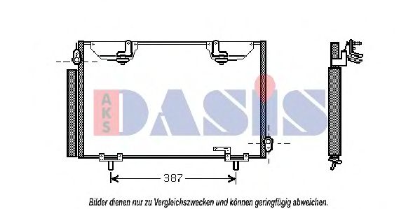 Конденсатор, кондиционер AKS DASIS 212036N