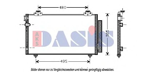 Конденсатор, кондиционер AKS DASIS 212067N