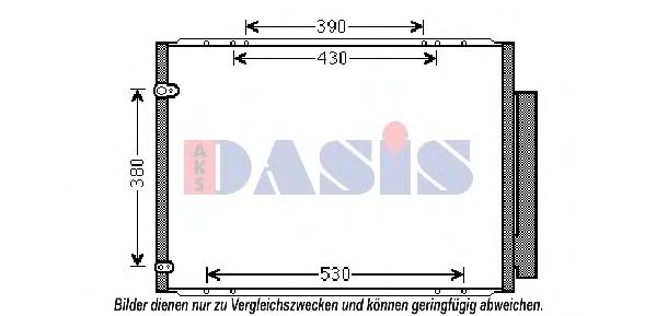 Конденсатор, кондиционер AKS DASIS 212076N