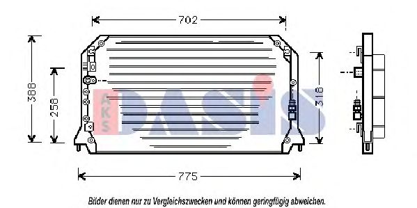 Конденсатор, кондиционер AKS DASIS 212890N