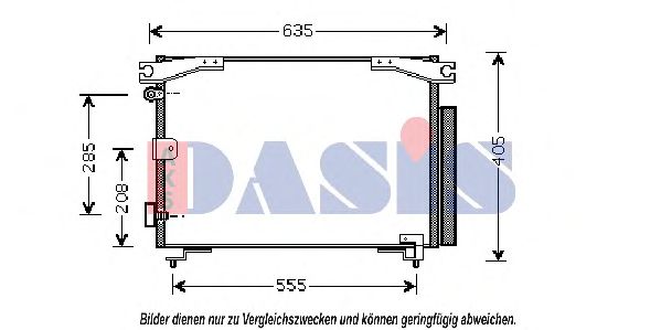 Конденсатор, кондиционер AKS DASIS 212920N