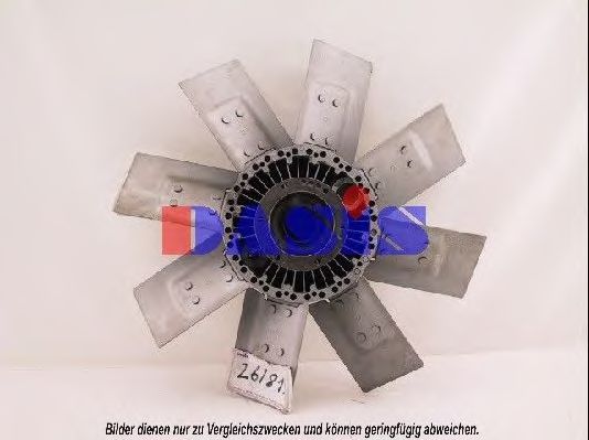 Вентилятор, охлаждение двигателя AKS DASIS 3781701