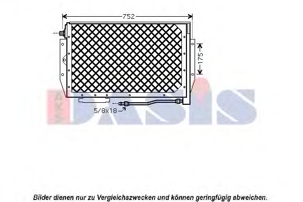 Конденсатор, кондиционер AKS DASIS DF5032