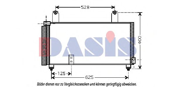 Конденсатор, кондиционер AKS DASIS 322015N