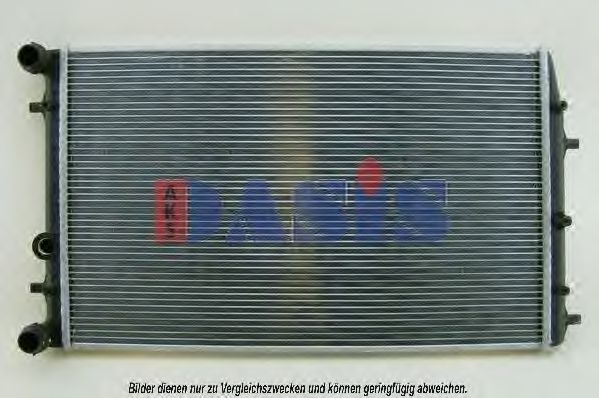 Радиатор, охлаждение двигателя AKS DASIS 330005N