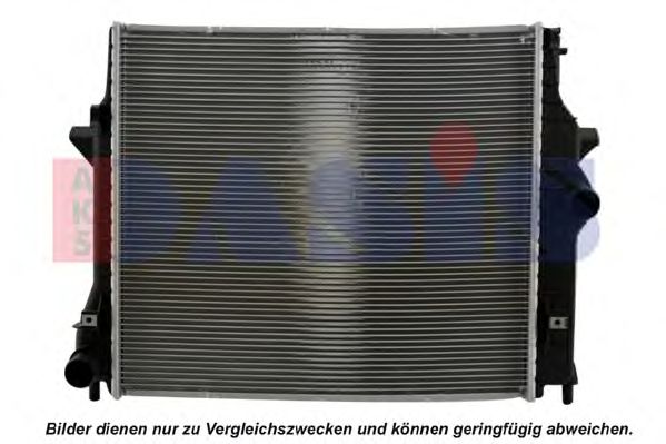 Радиатор, охлаждение двигателя AKS DASIS 370043N