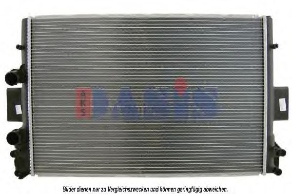 Радиатор, охлаждение двигателя AKS DASIS IV2042