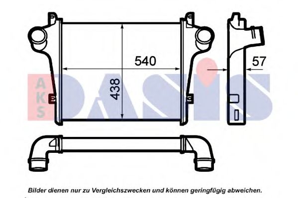 Интеркулер AKS DASIS 407000N