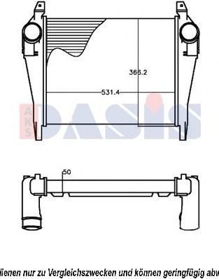 Интеркулер AKS DASIS 407008N