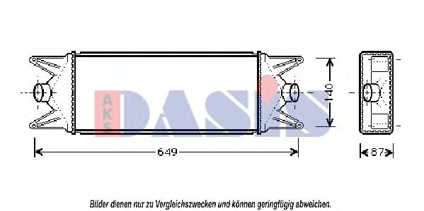 Интеркулер AKS DASIS 407240N