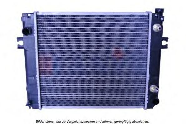 Радиатор, охлаждение двигателя AKS DASIS A190663