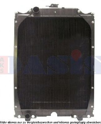 Радиатор, охлаждение двигателя AKS DASIS 4100011