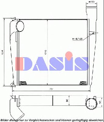 Интеркулер AKS DASIS 467040N