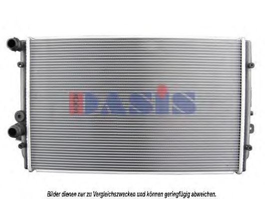 Радиатор, охлаждение двигателя AKS DASIS VWA2193